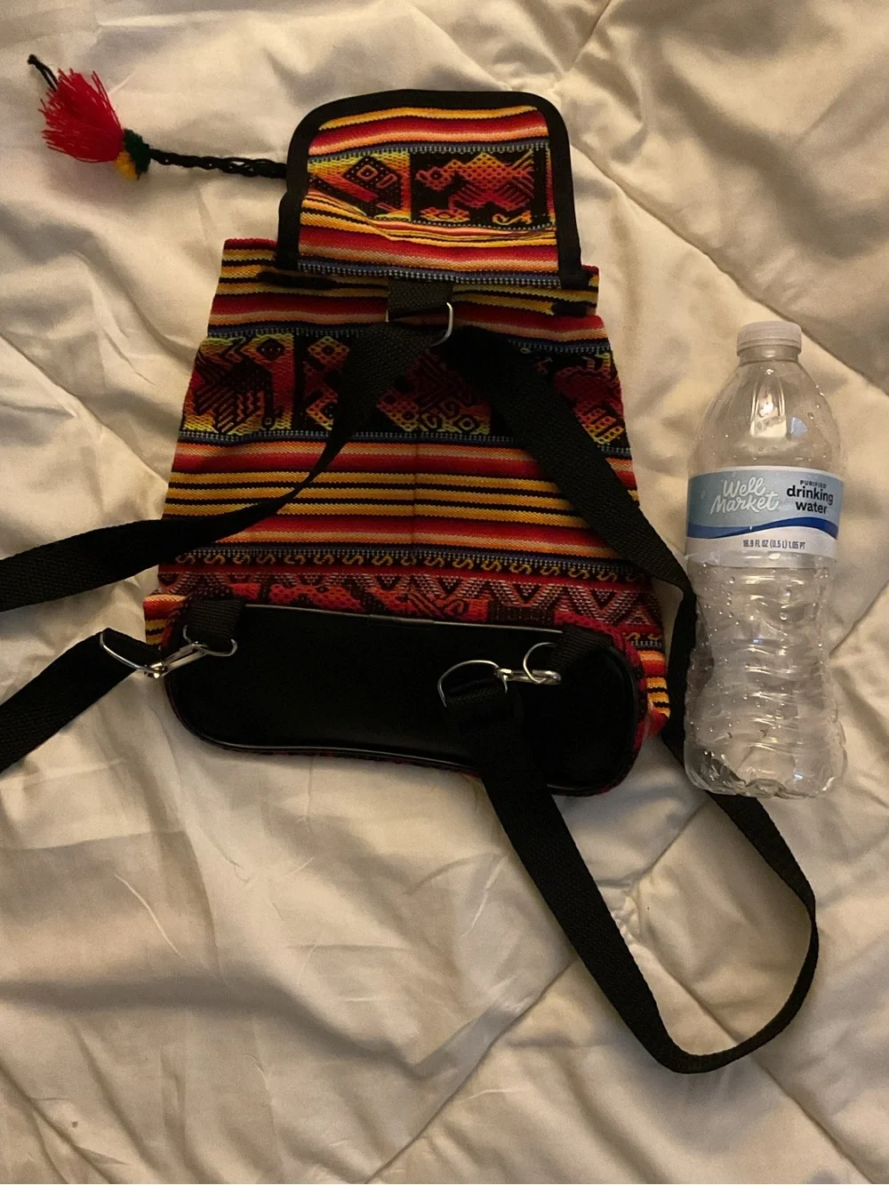 Bolivia Embroidered Multicolor Women's Mini Backpack
